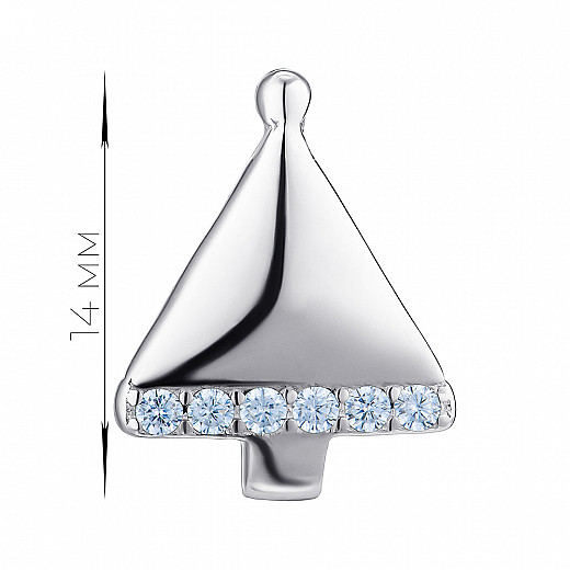 Серьги из серебра с фианитами 2E23431-E/12/1 №2