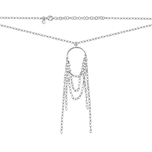 Колье из серебра CCFXD000055-K/12