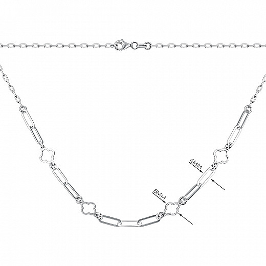 Кольє з срібла  CLT  11610 G-K/12 №3