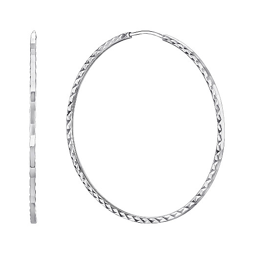 Серьги-кольца из серебра c20860/5