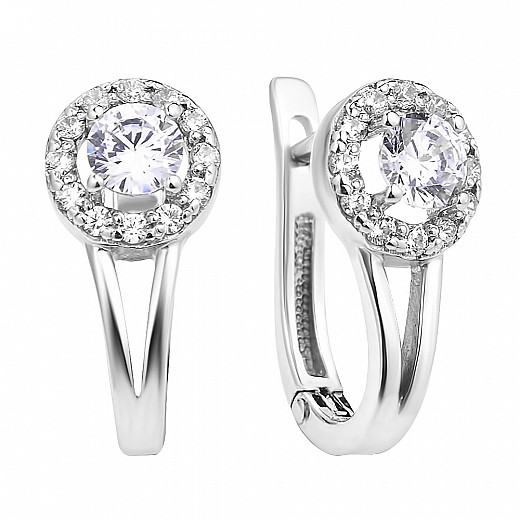 Серьги из серебра с40226