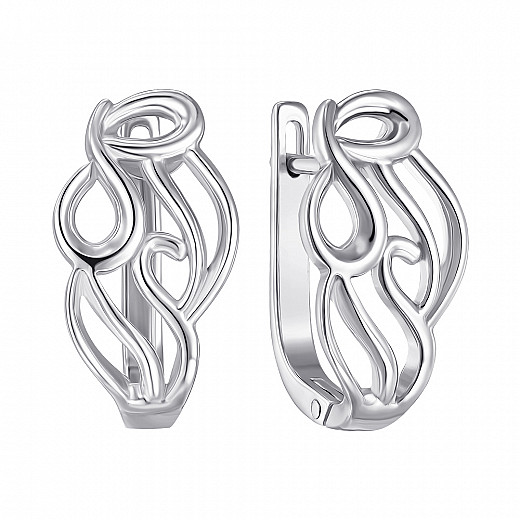 Серьги из серебра с40172