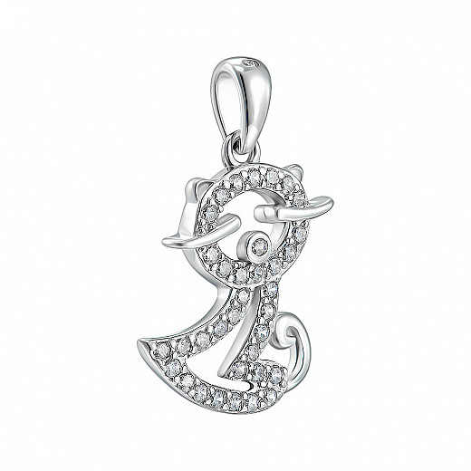 Подвес из серебра с фианитами 2P12605-P/12/1 №2