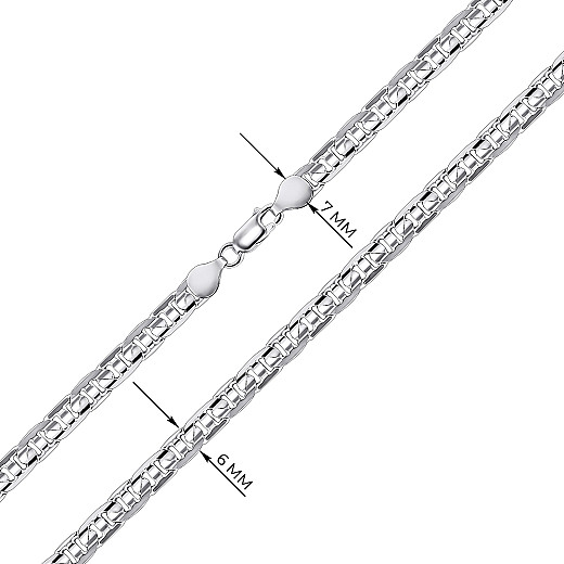 Ланцюг зі срібла  DALLAS CHAIN-1-L/12 №3