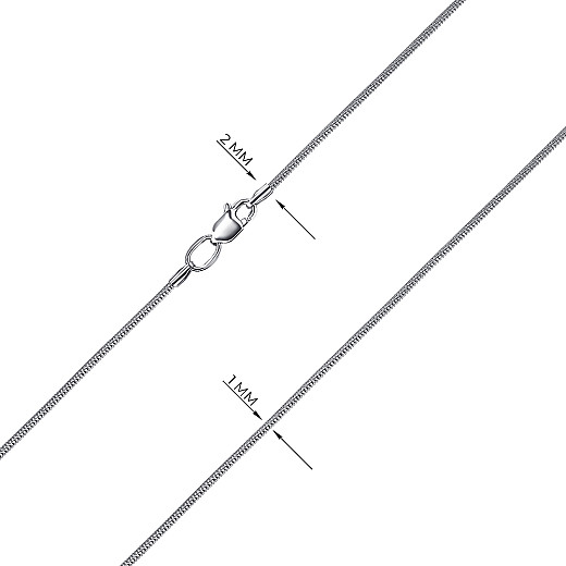 Ланцюг з білого золота  P-16146-3-5-L/02 №3