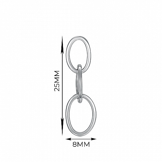 Серьги из серебра ORT  8920 RH-E/12 №2