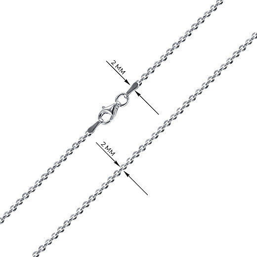 Ланцюг з срібла  BRILLANTINA-L/12 №3