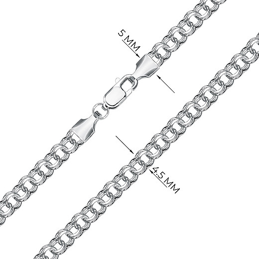 Ланцюг з срібла  ROLODPPFLDC060 Rod-L/12 №3
