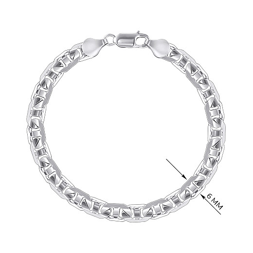Браслет з срібла  DALLAS CHAIN-B/12 №2