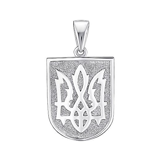 Підвіска зі срібла Тризуб 35898/12/1