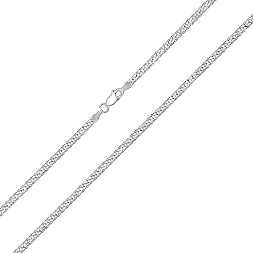 Ланцюг з срібла  08 S.FLAT-1-L/12