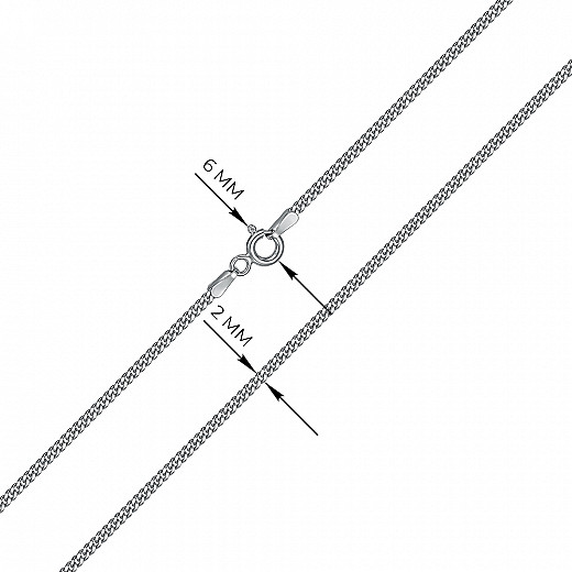 Цепь из серебра 804Р 3/50 №3