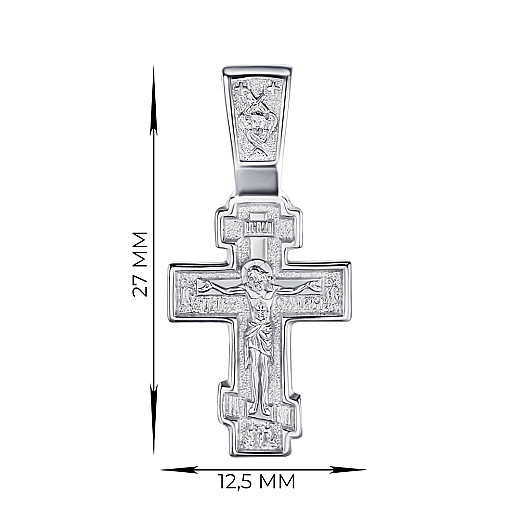 Хрест з срібла с31405 №4