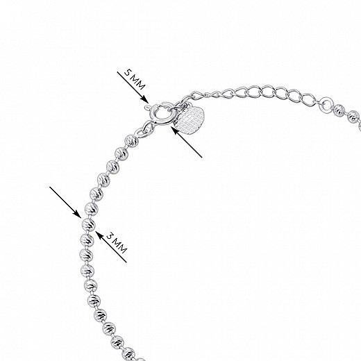 Браслет зі срібла  BR11635-B/12 №2
