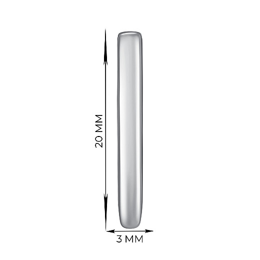 Серьги из серебра SZDE05012-E/12 №2