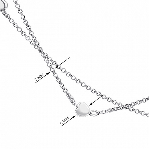 Колье из серебра C8212-K/12 №2