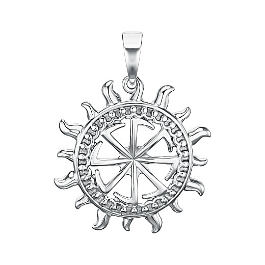 Підвіска зі срібла Ладинець (Хрест Лади) 35846/12/1