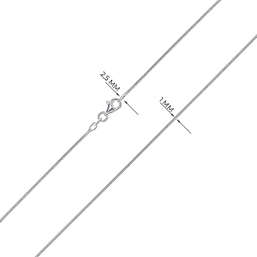 Ланцюг з срібла  13 RDIS40-1-L/12 №2
