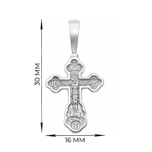 Хрест з срібла с31406 №4