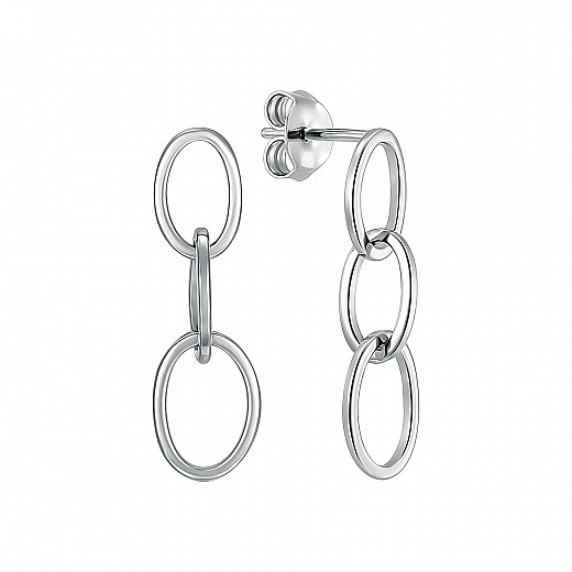 Серьги из серебра ORT  8920 RH-E/12