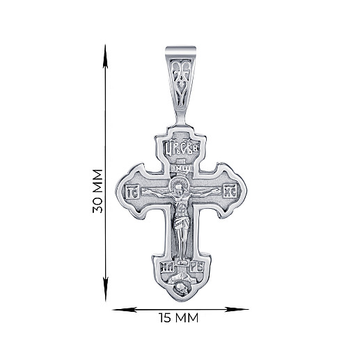 Хрест з срібла с31462 №4