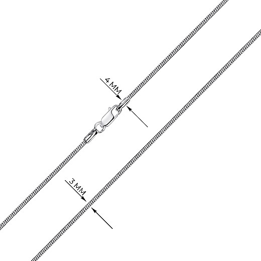 Ланцюг з срібла  CCT 24 Rod-L/12 №3