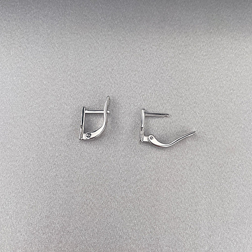 Серьги из серебра МН-64 с Rh №4