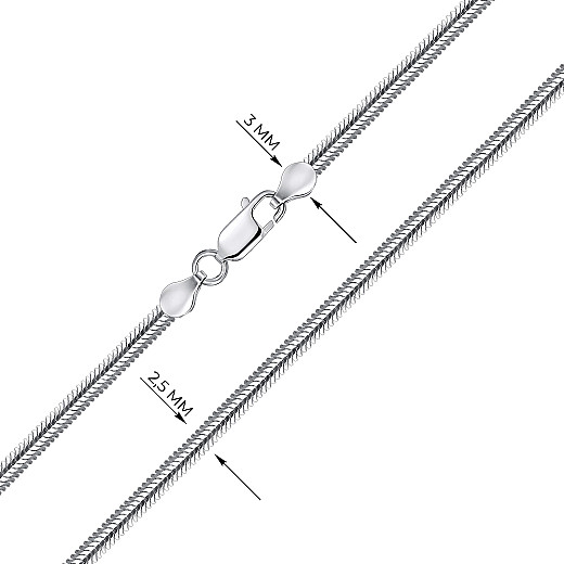 Ланцюг з срібла  Ctovi 026 Rod-L/12 №3