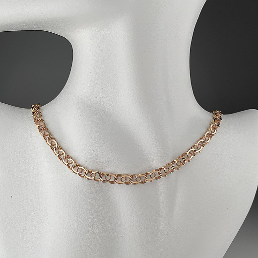 Ланцюг з червоного золота 06084/8ц №4
