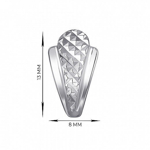 Серьги из серебра с21294 №2