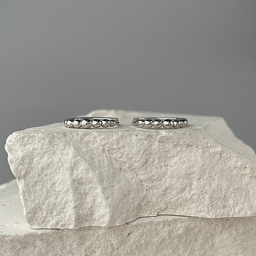 Серьги-кольца из серебра B01522-E/12 №5