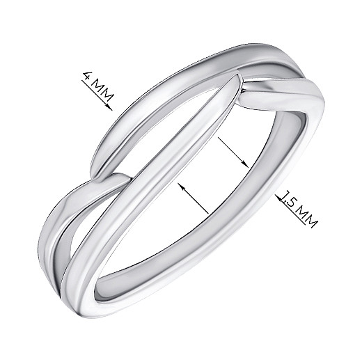 Кольцо из серебра 2R32056-R/12 №3