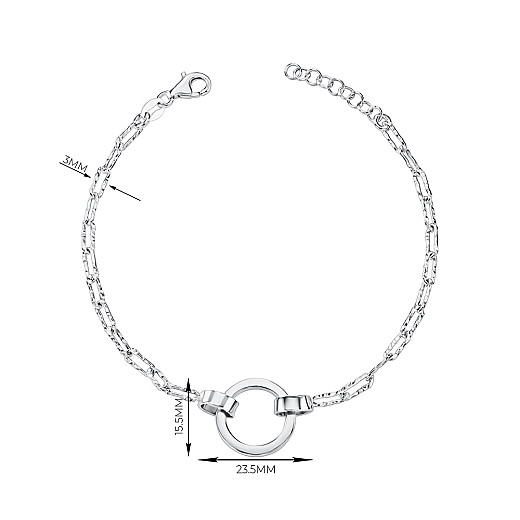Браслет из серебра BRT  11389 RH-B/12 №3