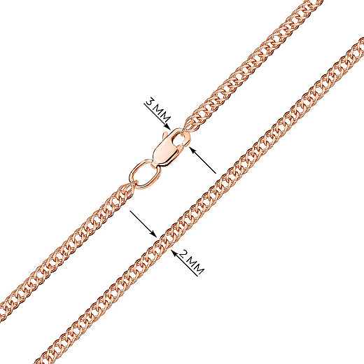 Ланцюг з червоного золота 66912-4.5-2/08 №3