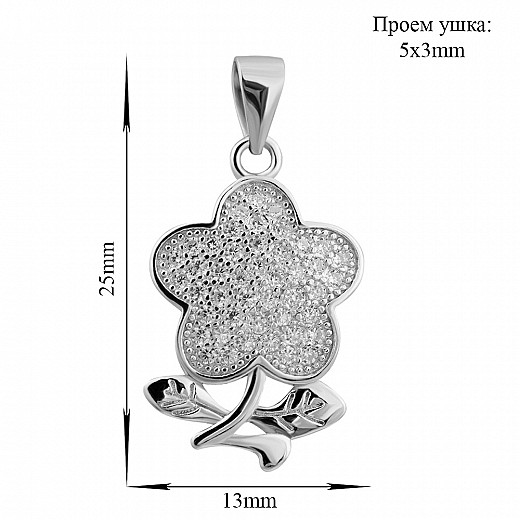 Подвес из серебра с фианитами P1293-P/12/1 №2