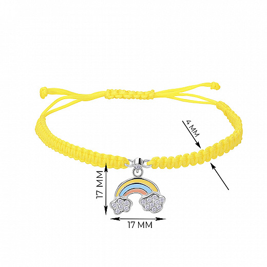 Браслет з срібла з фіанітом s zirconia 419542500605 №2