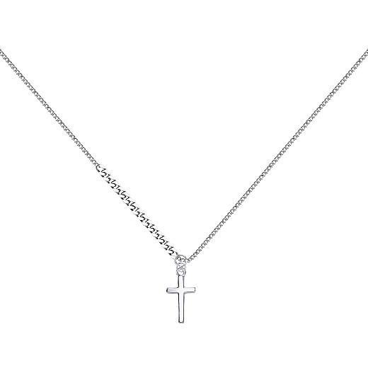 Кольє зі срібла з хрестиком C02379-K/12 №2