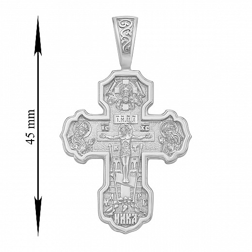 Крестик из серебра с31463 №3