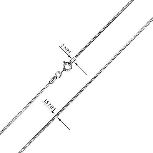 Ланцюг з срібла  CCT 14 D Rod-L/12 №3