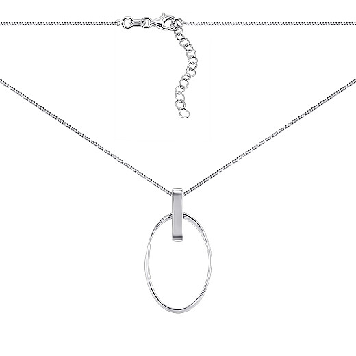 Колье из серебра CLT  11811 G-K/12