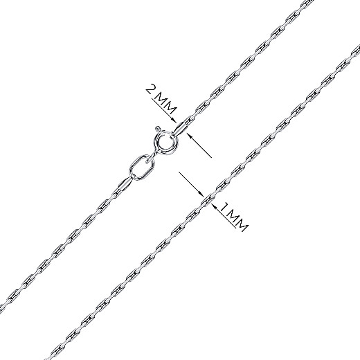 Ланцюг з срібла  34609-L/12 №3