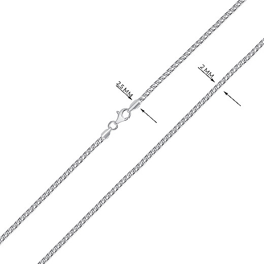 Ланцюг з срібла  90 FRA-1-L/12 №3
