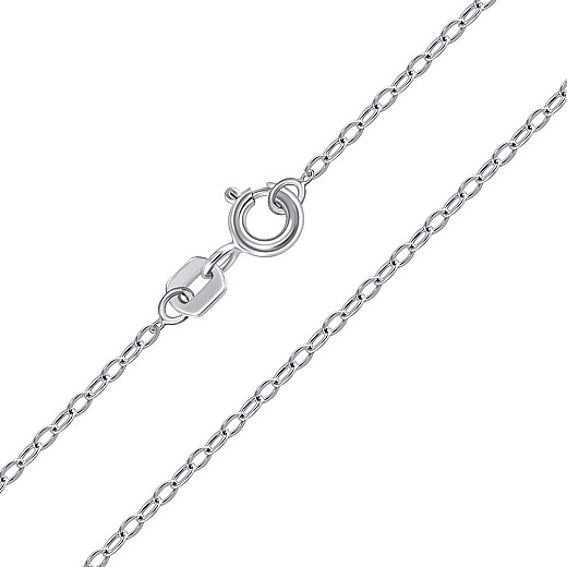 Ланцюг зі срібла  DROP OVAL-L/12 №2
