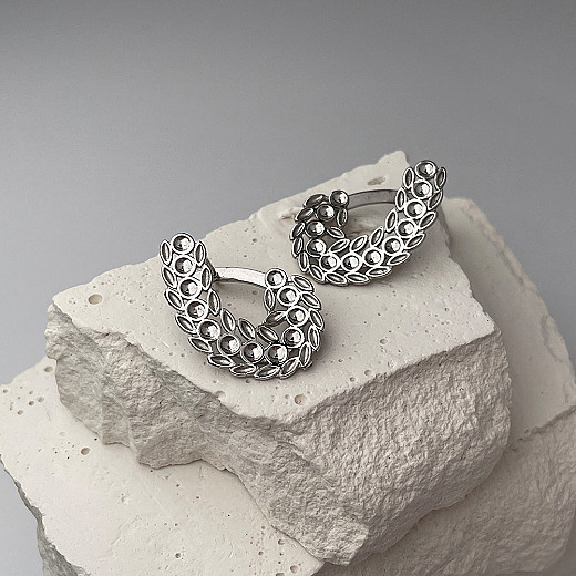 Серьги из серебра 40569/12/1 №4