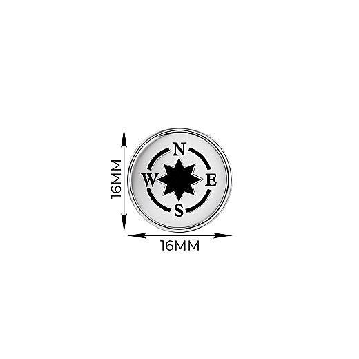 Запонки зі срібла з оніксом GTGPX000025-Z/12/1100 №2