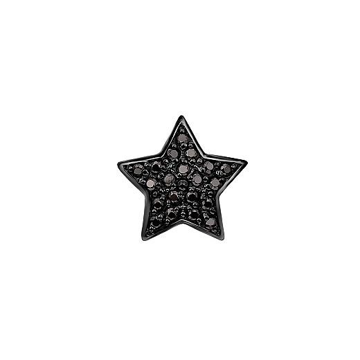 One earring made of red gold with cubic zirconia 21805-0/01/1/526