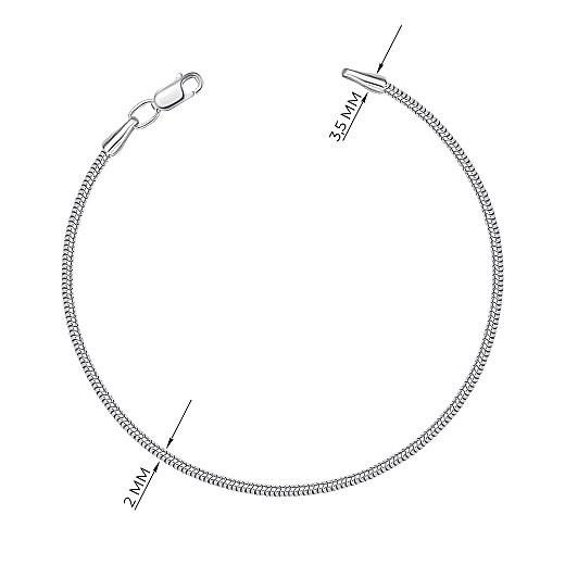 Браслет зі срібла  41506-B/12 №2