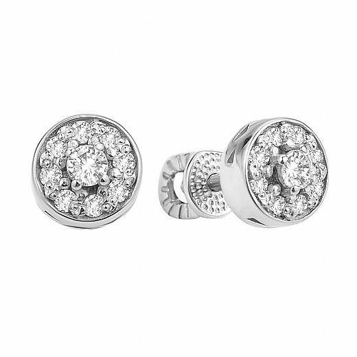 Серьги из серебра с40045