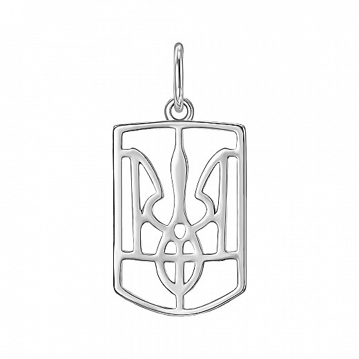 Підвіска з срібла Тризуб П2/271