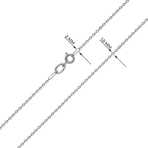 Цепь из серебра 12531-L/12 №3